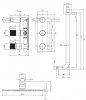 OMNIRES System prysznicowy podtynkowy CONTOUR SYSCT10CR 